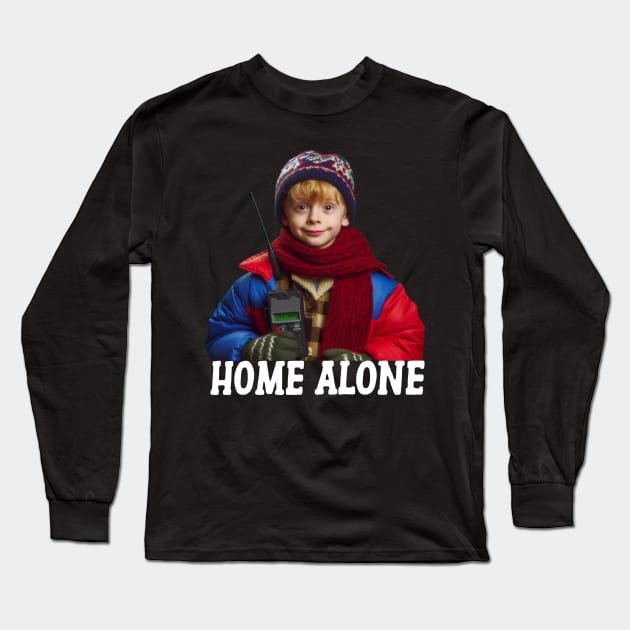 Home Alone Long Sleeve T-Shirt by Global Creation